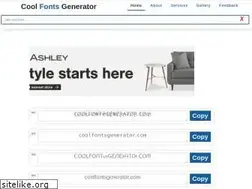 Sites similar to coolfontsgenerator.com