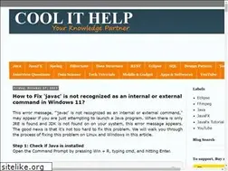 Sites similar to coolithelp.com