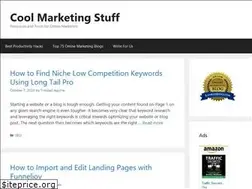 Sites similar to coolmarketingstuff.com