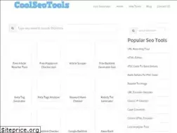 Sites similar to coolseotools.com
