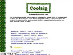 Sites similar to coolsig.com