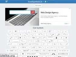 Sites similar to coolsymbols.io