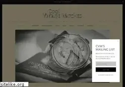 Sites similar to coolvintagewatches.com
