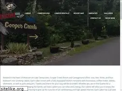 Sites similar to coopercreekresort.com