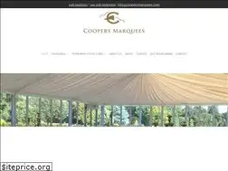 Sites similar to coopersmarquees.com
