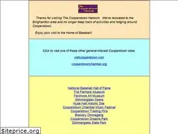 Sites similar to cooperstown.net