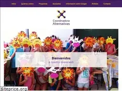 Sites similar to coordinadoraalternativas.es