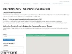 Sites similar to coordinate-gps.it