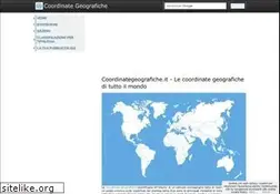 Sites similar to coordinategeografiche.it