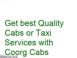 Sites similar to coorgcabs.com