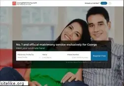 Sites similar to coorgmatrimony.com