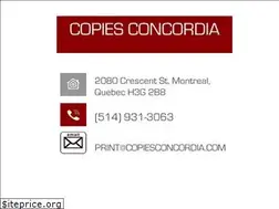 Sites similar to copiesconcordia.com