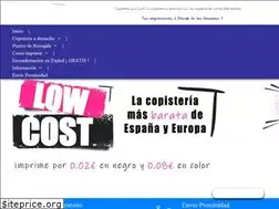 Sites similar to copisterialowcost.es