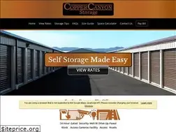 Sites similar to coppercanyonstorage.com