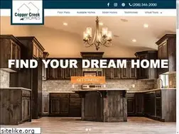 Sites similar to coppercreekhomesidaho.com