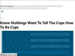 Sites similar to copsperspective.com