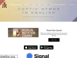 Sites similar to coptichymnsinenglish.com