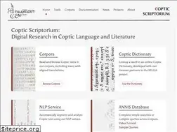 Sites similar to copticscriptorium.org
