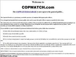 Sites similar to copwatch.org