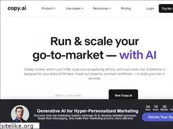 Sites similar to copy.ai
