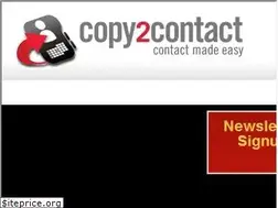 Sites similar to copy2contact.com