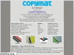Sites similar to copymatoakland.com