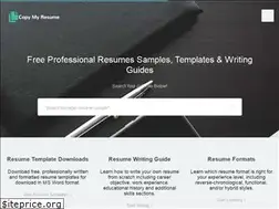 Sites similar to copymyresume.com