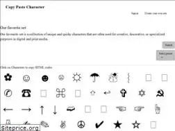 Sites similar to copypastecharacter.com