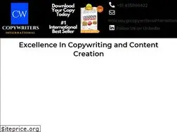 Sites similar to copywritersinternational.com