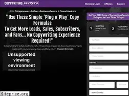 Sites similar to copywritingsecrets.com