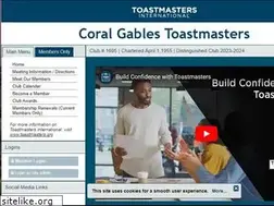 Sites similar to coralgablestoastmasters.com
