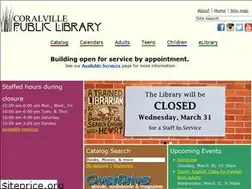 Sites similar to coralvillepubliclibrary.org