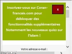 Sites similar to coran-francais.com