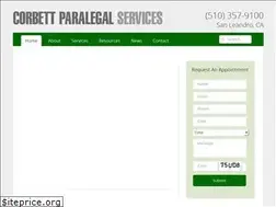 Sites similar to corbettparalegal.com