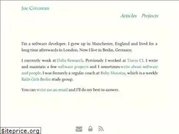 Sites similar to corcoran.io