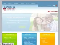 Sites similar to cordbloodsolutions.com