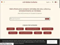 Sites similar to cordobatickets.com