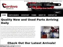 Sites similar to cordovaautoparts.com