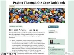 Sites similar to corerulebook.wordpress.com