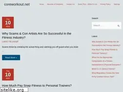 Sites similar to coreworkout.net