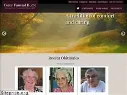 Sites similar to coreyfuneralhome.com