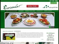 Sites similar to corianderindiangrill.com