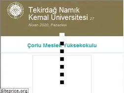 Sites similar to corlumyo.nku.edu.tr