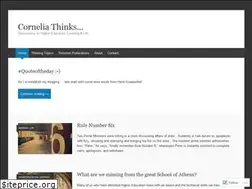 Sites similar to corneliathinks.wordpress.com