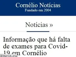 Sites similar to cornelionoticias.com.br