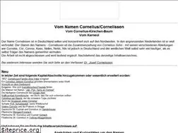 Sites similar to cornelissen.de
