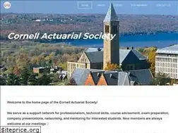 Sites similar to cornellactuarialsociety.com