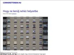 Sites similar to corneretterem.hu