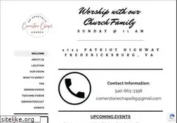 Sites similar to cornerstonechapel.cc