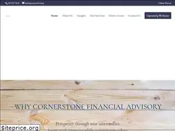 Sites similar to cornerstonefinancialadvisory.com